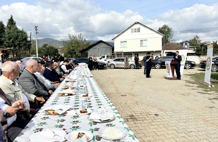 Düzce'de sel ve taşkınlardan etkilenen köyün içme suyu isale hattı yenileniyor