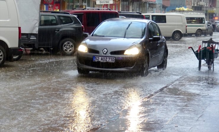 Kars'ta sağanak etkili oldu