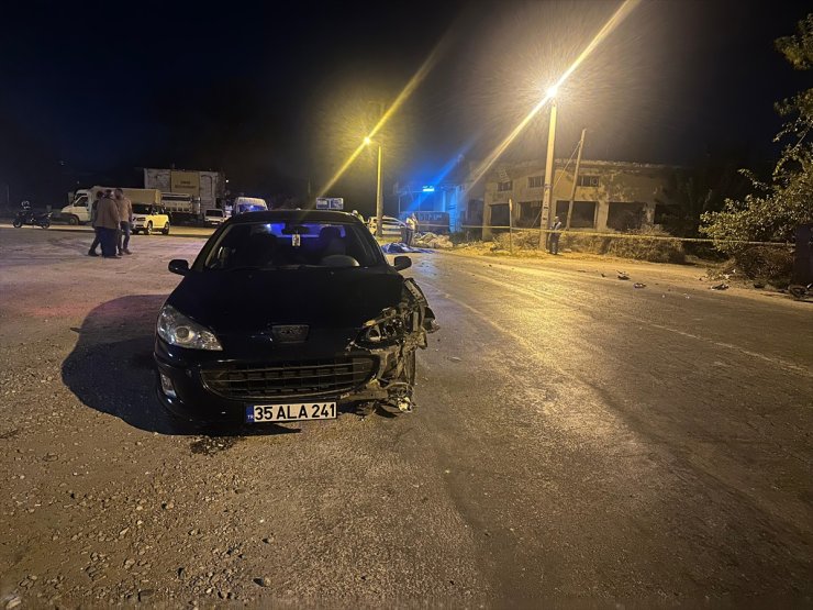 Aydın'da otomobille çarpışan motosikletteki sürücü öldü