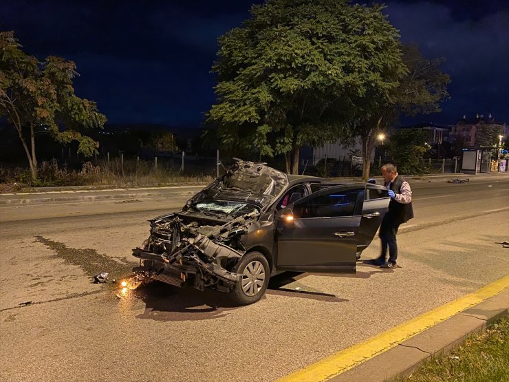 Çubuk'ta otomobilin çarptığı bisikletteki iki kardeşten biri öldü, diğeri yaralandı