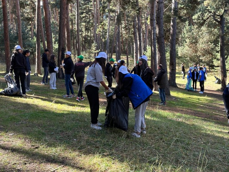 Ardahan ve Tunceli'de gönüllüler el birliğiyle ormanları temizledi