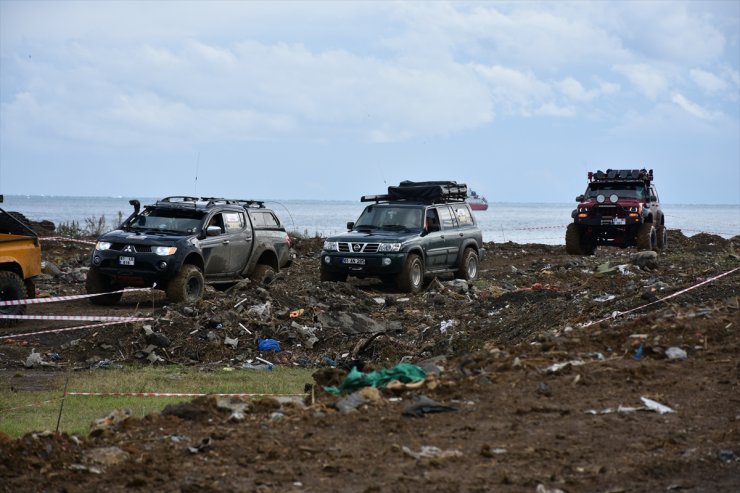 Trabzon'da Türkiye Off-Road Şampiyonası'nın 5. ayağında seyirci etabı yapıldı