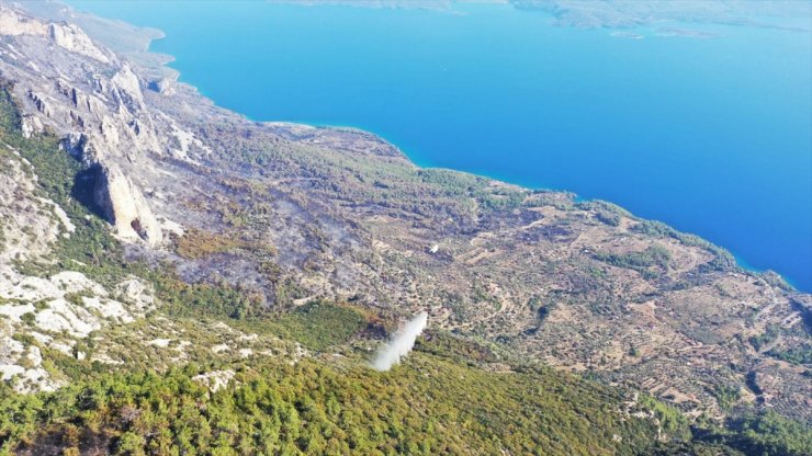 Menteşe'deki orman yangını kontrol altına alındı