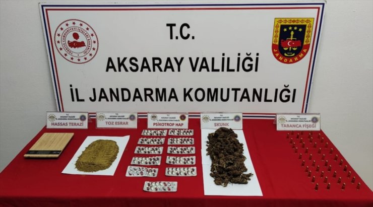 Aksaray'da uyuşturucu operasyonunda 2 kişi tutuklandı