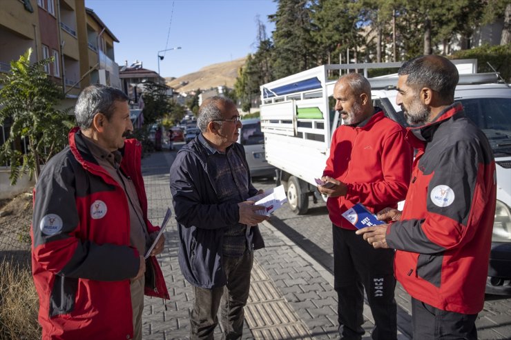 Tunceli'de afetlere karşı bilinçlendirme seferberliği başlatıldı