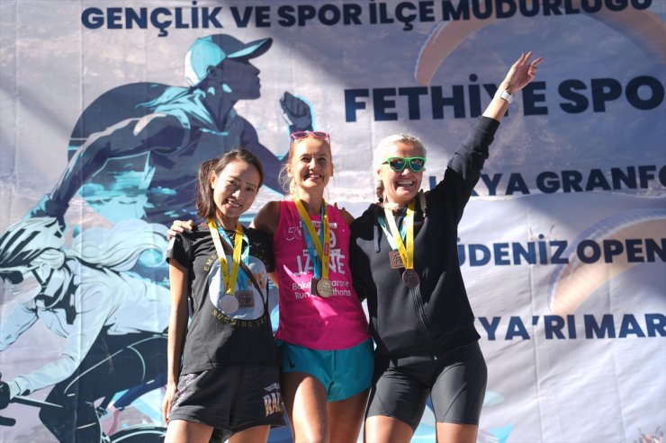 5. Uluslararası Fethiye Spor Festivali'nde Likya Yarı Maratonu yarışları yapıldı