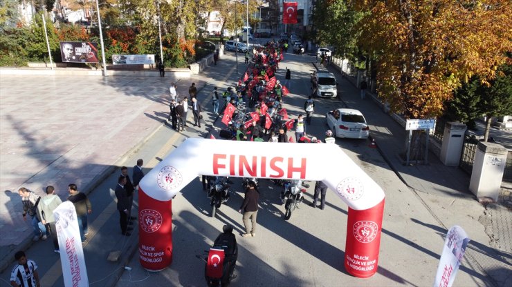 Bilecik'te "Kurtuluştan Kuruluşa Motosiklet ve Bisiklet Turu" yapıldı