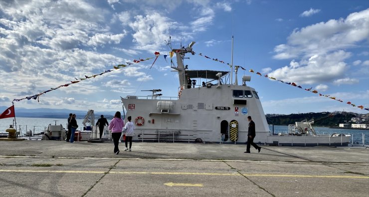 Sahil Güvenlik Komutanlığı gemisi TCSG-72, Sinop'ta ziyarete açıldı