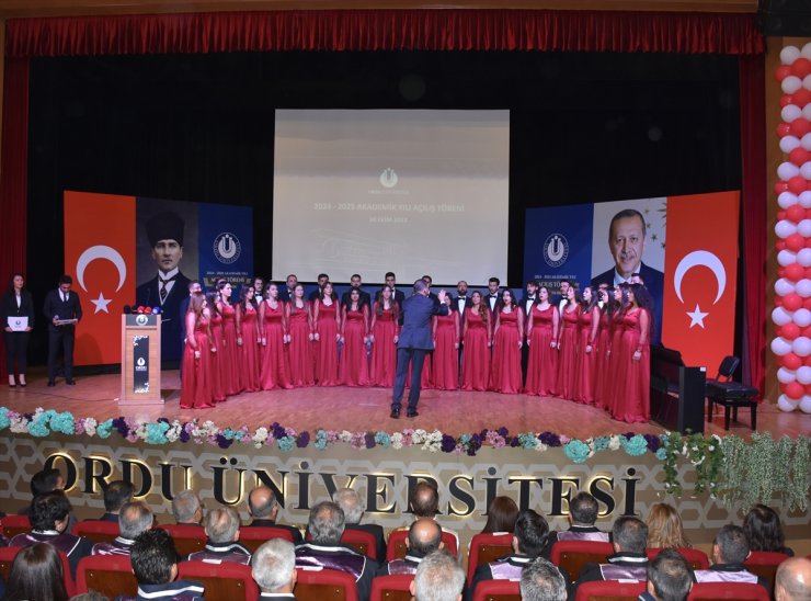 Ordu Üniversitesi'nde yeni akademik yıl törenle açıldı