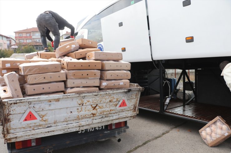 Samsun'da otobüsün bagajında 2 bin 100 kilogram kanatlı hayvan eti ele geçirildi