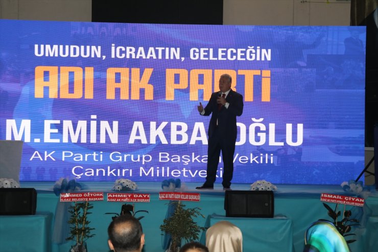 AK Parti Grup Başkanvekili Akbaşoğlu, partisinin Çankırı Merkez İlçe Kongresi'nde konuştu: