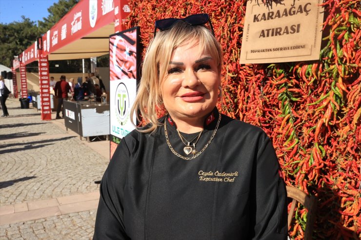 Edirne'deki gastronomi festivali şeflerden "tam not" aldı