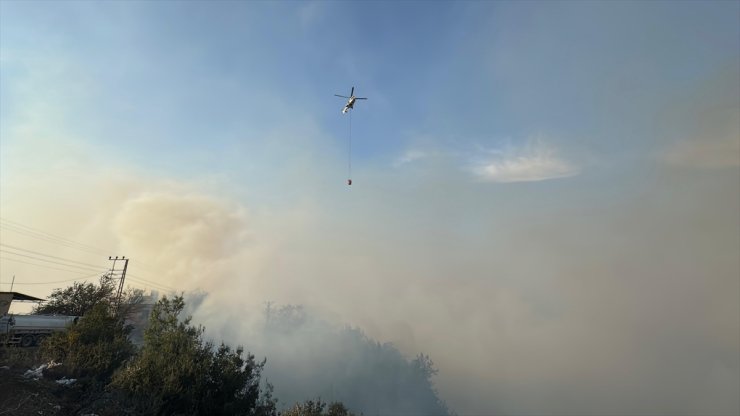 GÜNCELLEME 2 - Hatay'da çıkan orman yangını söndürülmeye çalışılıyor