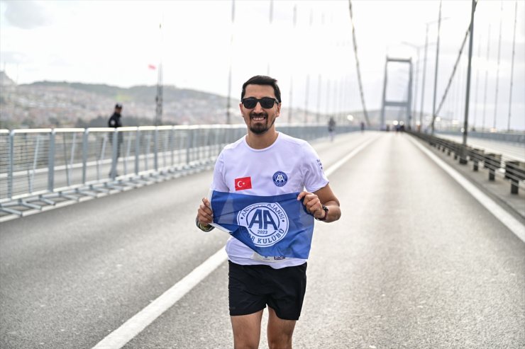 46. İstanbul Maratonu'nda kurumsal koşu yapıldı