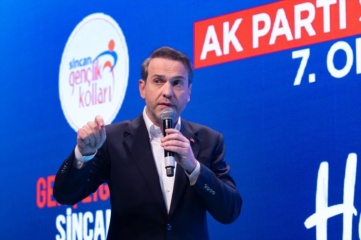 Bakan Bayraktar, AK Parti Sincan Gençlik Kolları Kongresi'nde konuştu: