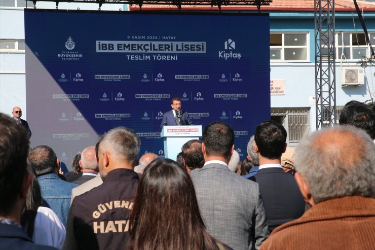 TBB ve İBB Başkanı İmamoğlu, Hatay'da temaslarda bulundu