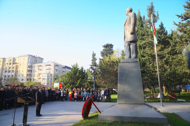 Büyük Önder Atatürk ebediyete intikalinin 86. yılında Azerbaycan'da anıldı