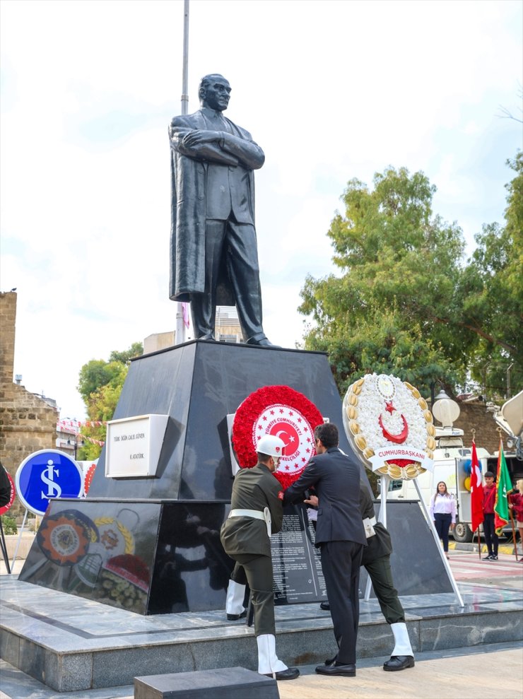 Büyük Önder Atatürk ebediyete intikalinin 86. yılında KKTC'de anıldı