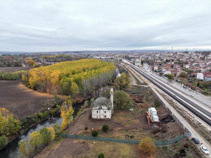 Edirne'de 5,5 asırlık Evliya Kasımpaşa Camisi'nin restorasyonuna başlandı