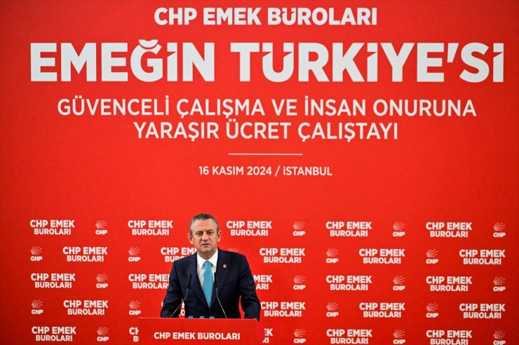 CHP Genel Başkanı Özel, İstanbul'daki çalıştayda konuştu: