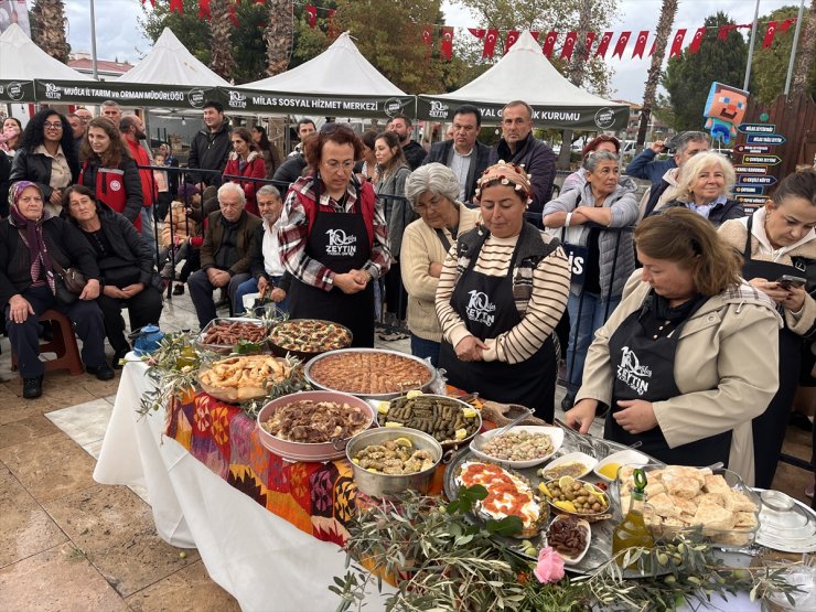 Muğla'da zeytinyağlı yemek yarışması düzenlendi