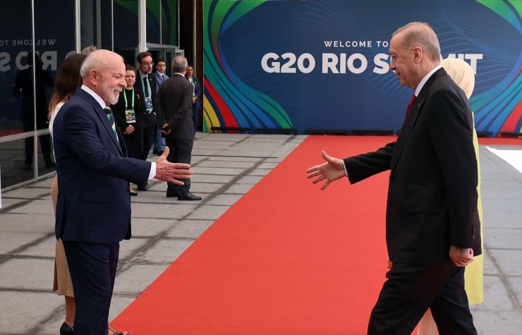 Cumhurbaşkanı Erdoğan, G20 Liderler Zirvesi resmi karşılama törenine katıldı