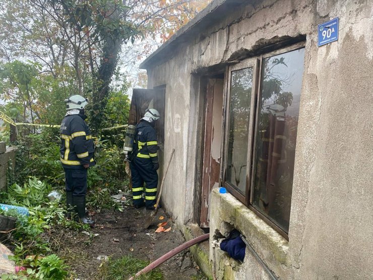 Zonguldak'ta evde çıkan yangında yaşlı adam hayatını kaybetti