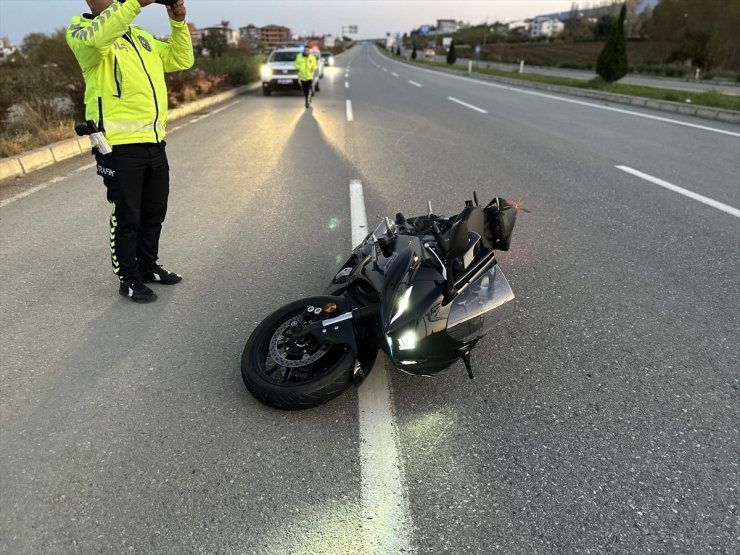 Sinop'ta motosikletin çarptığı yaya hayatını kaybetti