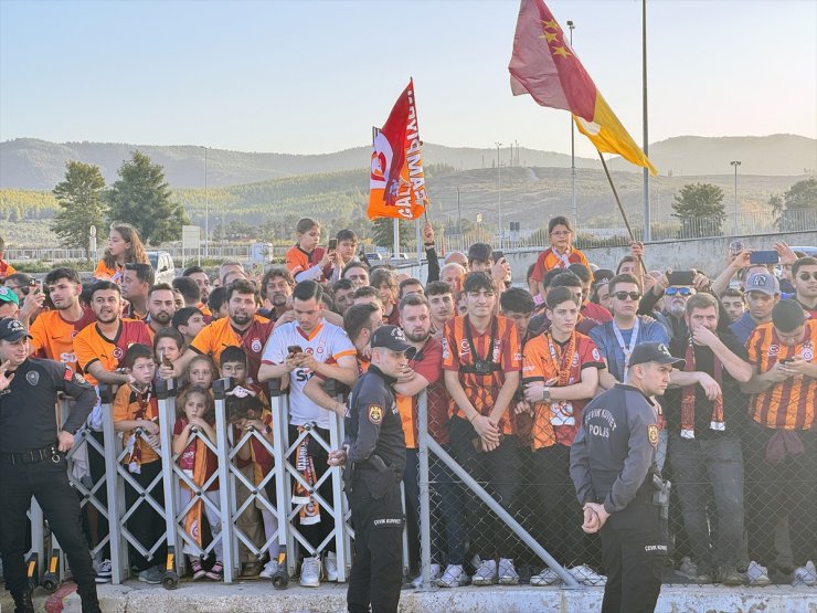 Galatasaray kafilesi Bodrum'a geldi