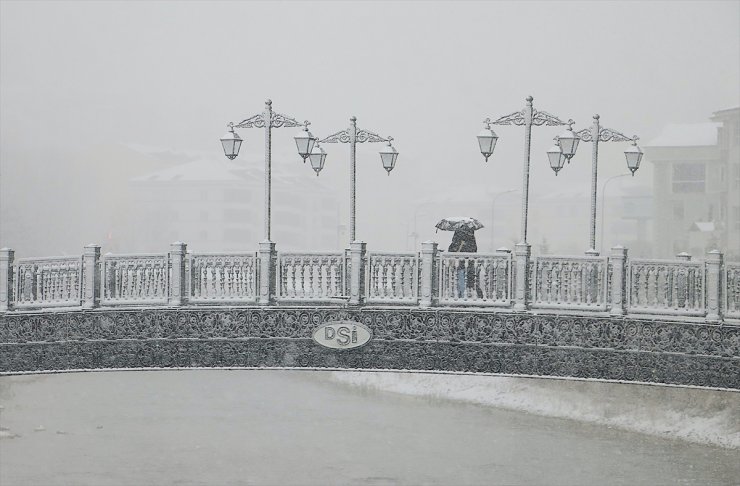 Giresun, Ordu ve Bayburt'ta soğuk hava ve kar etkili oluyor