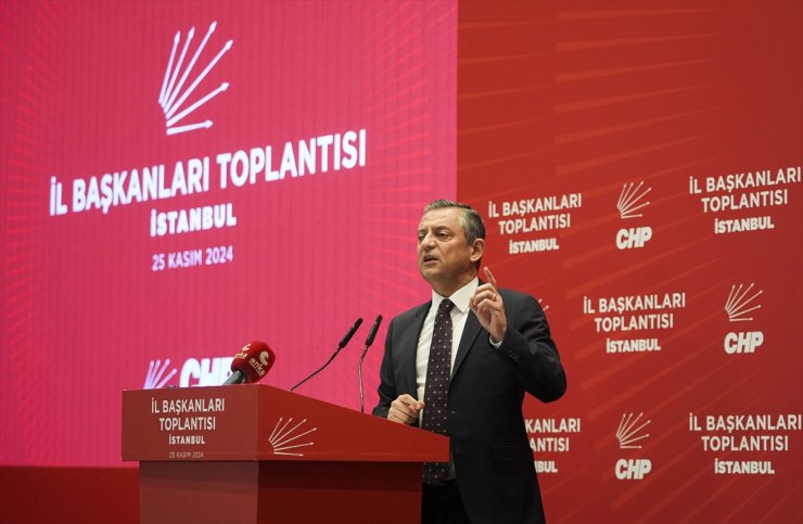 CHP Genel Başkanı Özel, partisinin il başkanları toplantısında konuştu: