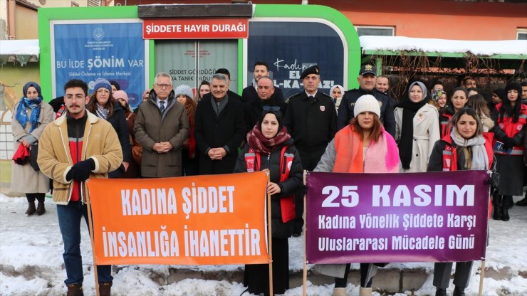 Yozgat'ta "Şiddete Hayır Durağı" açıldı