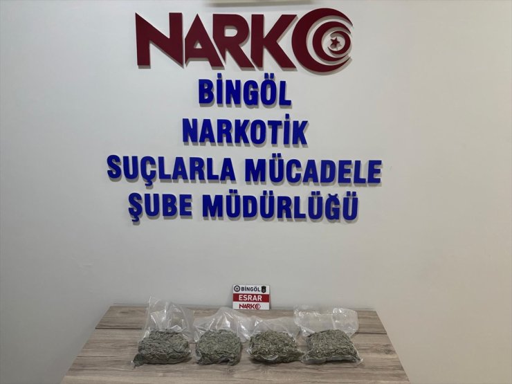 Bingöl'de 2 kilo 86 gram skunk ele geçirildi