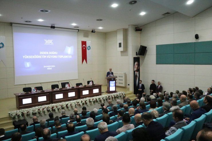 YÖK Başkanı Özvar, "2030'a Doğru Yükseköğretim Vizyonu Toplantısı"nda konuştu: