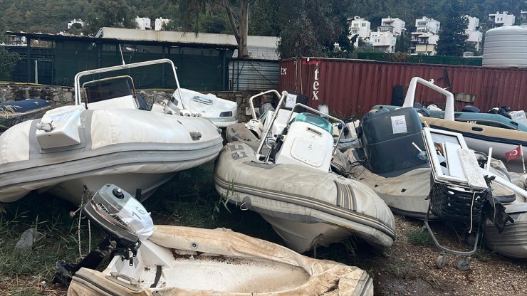 Bodrum'da göçmen kaçakçılığında yakalanan deniz taşıtları ihaleyle satıldı