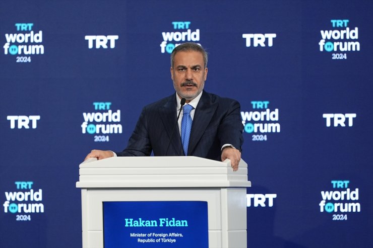 Dışişleri Bakanı Fidan, TRT World Forum 2024'te konuştu: (1)