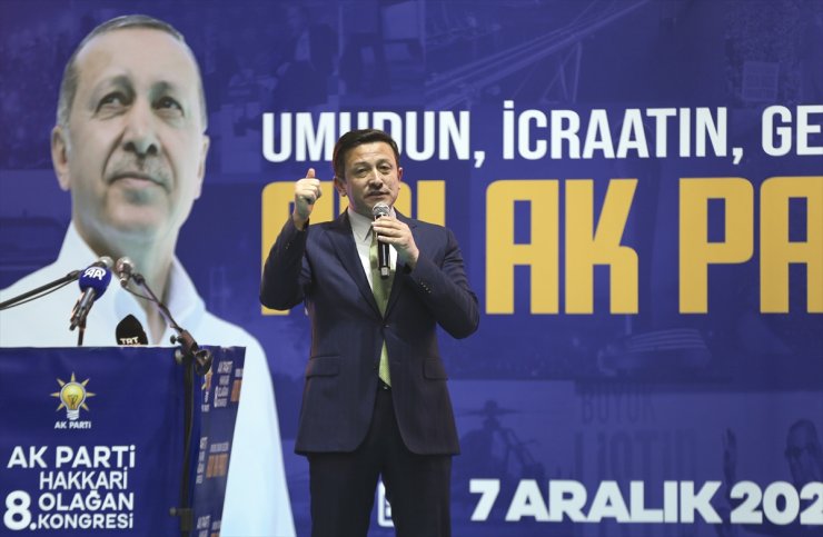 AK Parti Genel Başkan Yardımcısı Dağ, partisinin Hakkari kongresine katıldı: