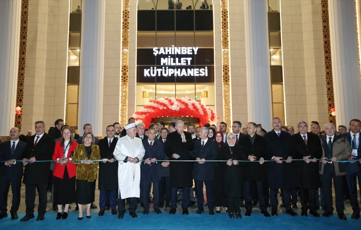 Cumhurbaşkanı Erdoğan, Gaziantep Şahinbey Millet Kütüphanesi'nin açılışını yaptı