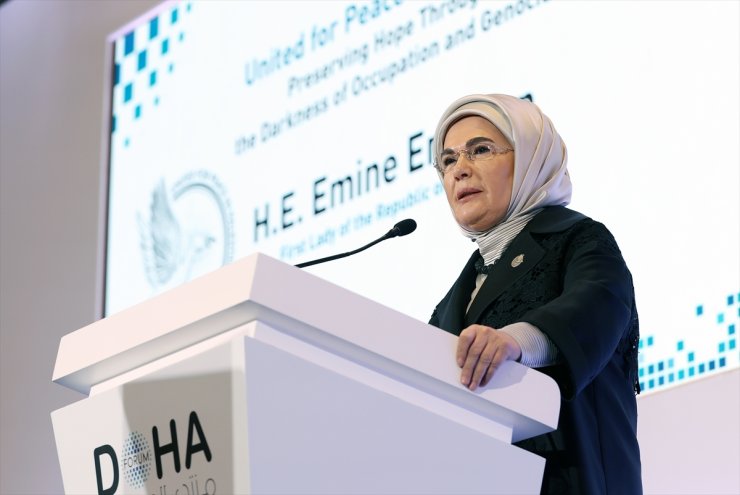 Emine Erdoğan, Doha Forum 2024 programında konuştu: