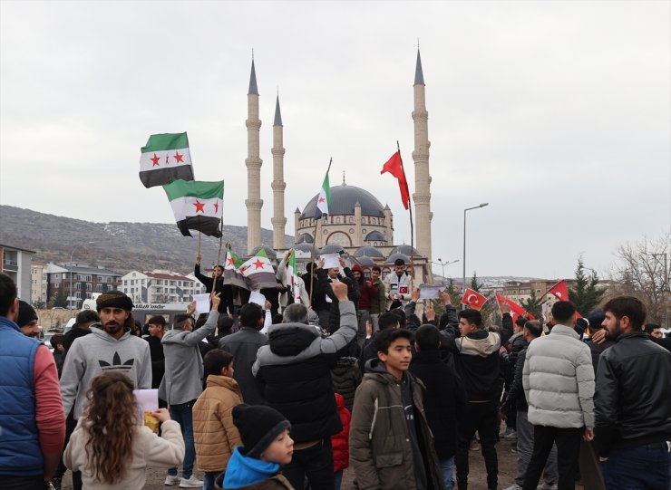 Kayseri, Nevşehir ve Niğde'de Suriyeliler, Baas rejiminin devrilmesini kutladı