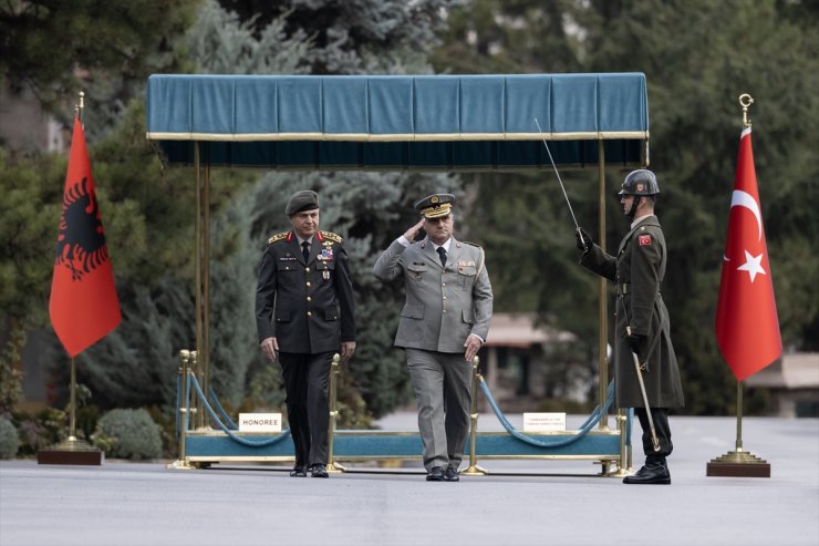 Genelkurmay Başkanı Orgeneral Gürak, Arnavut mevkidaşı Kingji ile görüştü