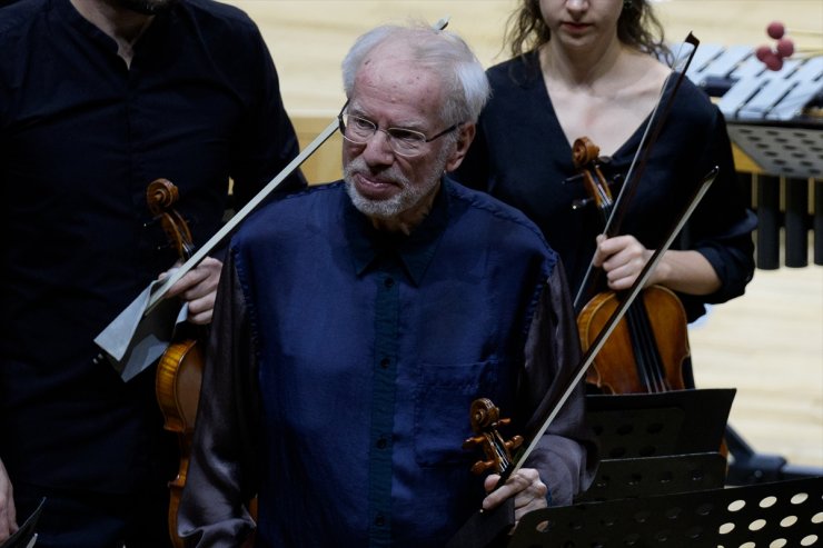 Keman sanatçısı Gidon Kremer, Ankara'da konser düzenledi