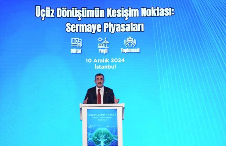 Cumhurbaşkanı Yardımcısı Yılmaz, "8. Türkiye Sermaye Piyasaları Kongresi"nde konuştu: (2)