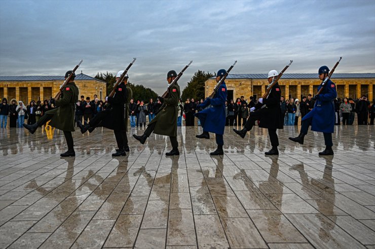 Türkiye Tenis Federasyonu yönetimi Anıtkabir'i ziyaret etti