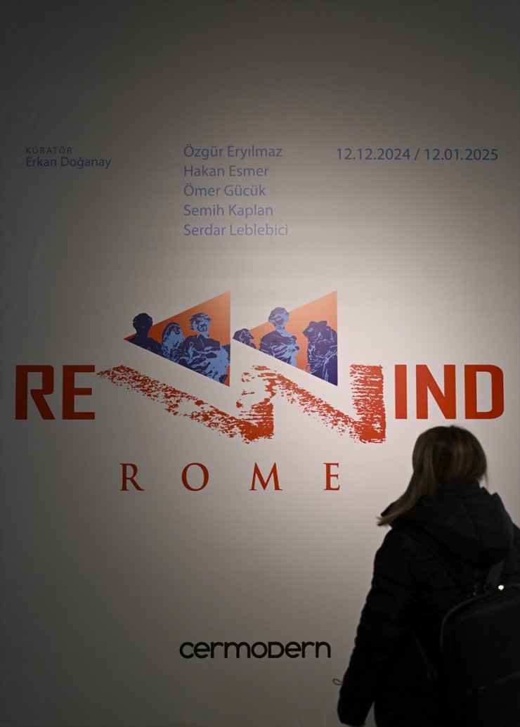 Başkentte "Rewind/Roma" sergisi açıldı