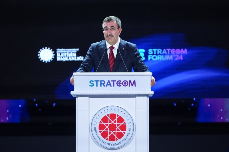 Cumhurbaşkanı Yardımcısı Yılmaz, Stratcom Summit 24'ün açılışında konuştu: