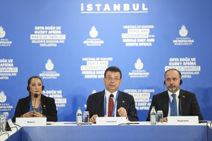 İstanbul'da "Orta Doğu ve Kuzey Afrika Barış ve İşbirliği Belediye Başkanları Toplantısı" yapıldı