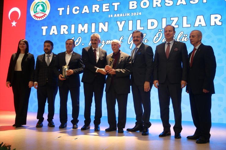 TOBB Başkanı Hisarcıklıoğlu, Edirne'de "Tarımın Yıldızları Ödülleri" programında konuştu: