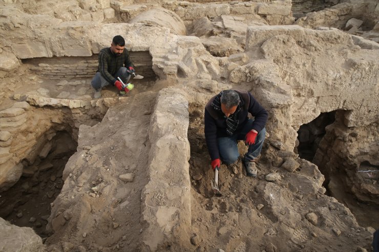 Harran'da 11. yüzyıla ait medresenin derslik bölümü gün yüzüne çıkarıldı