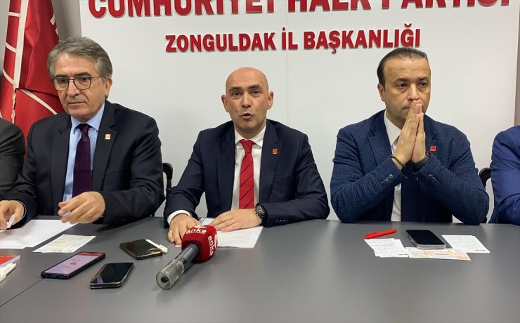 CHP'li Demir ve Karatepe, Zonguldak'ta basın mensuplarıyla bir araya geldi